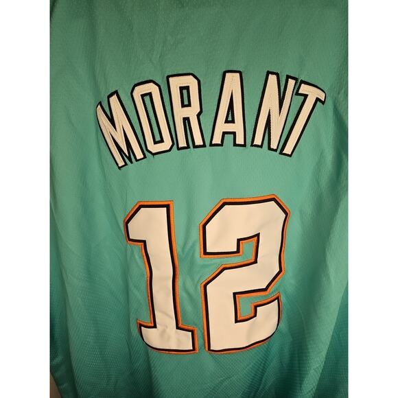 Nike Authentics Ja Morant NBA Vancouver Grizzlies #12 Retro Jersey Size XXL - Picture 7 of 8